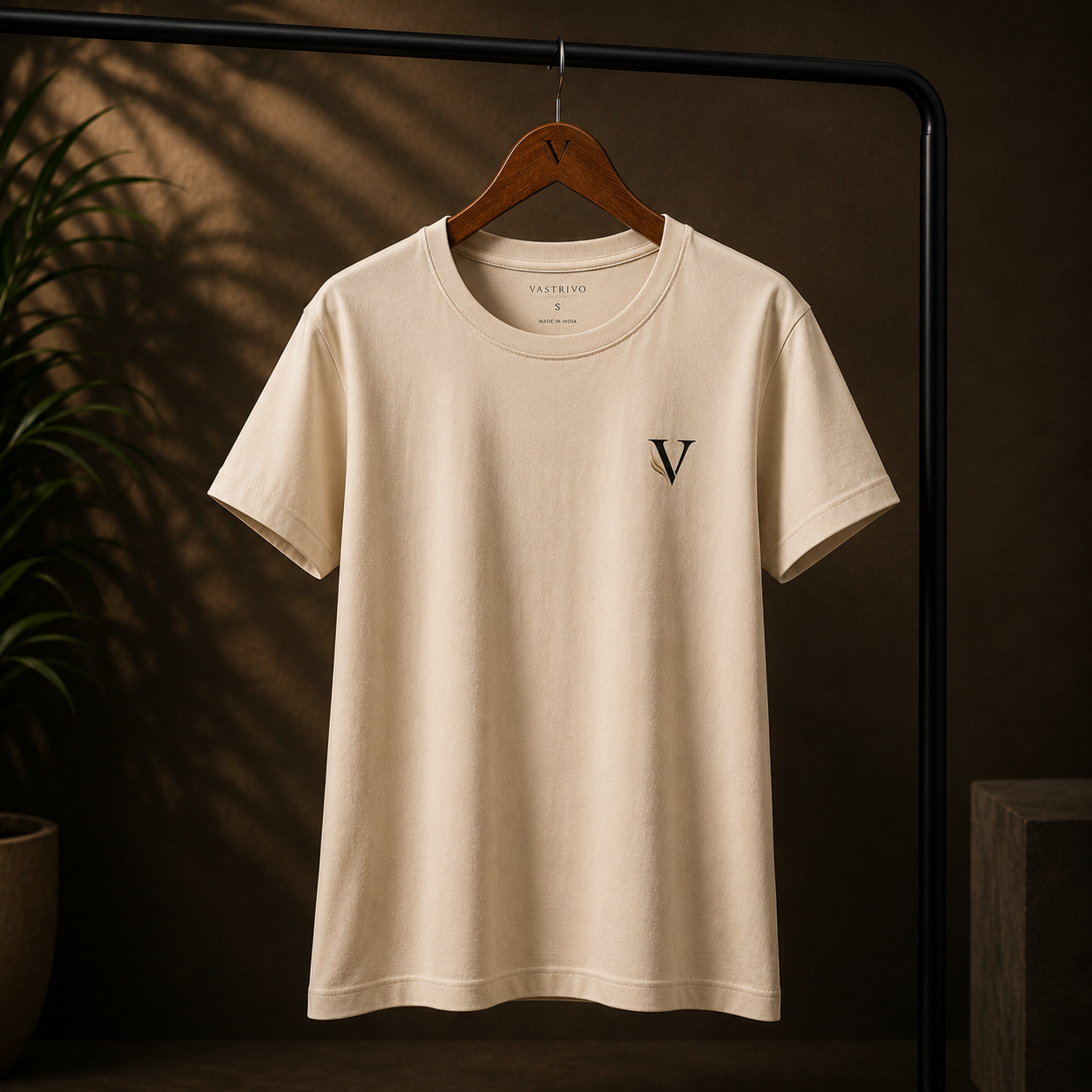 Vastrivo cream t-shirt for women